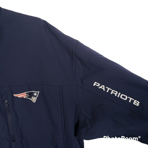 NFL New England Patriots Mens Full Front Zip Jacket Size XXL - Picture 3 of 7